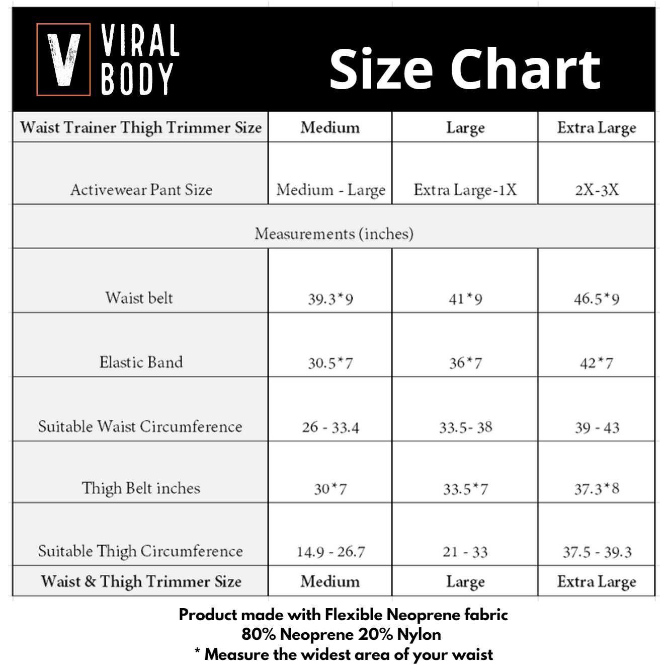 Viral Body® Waist Trainer Thigh Trimmer