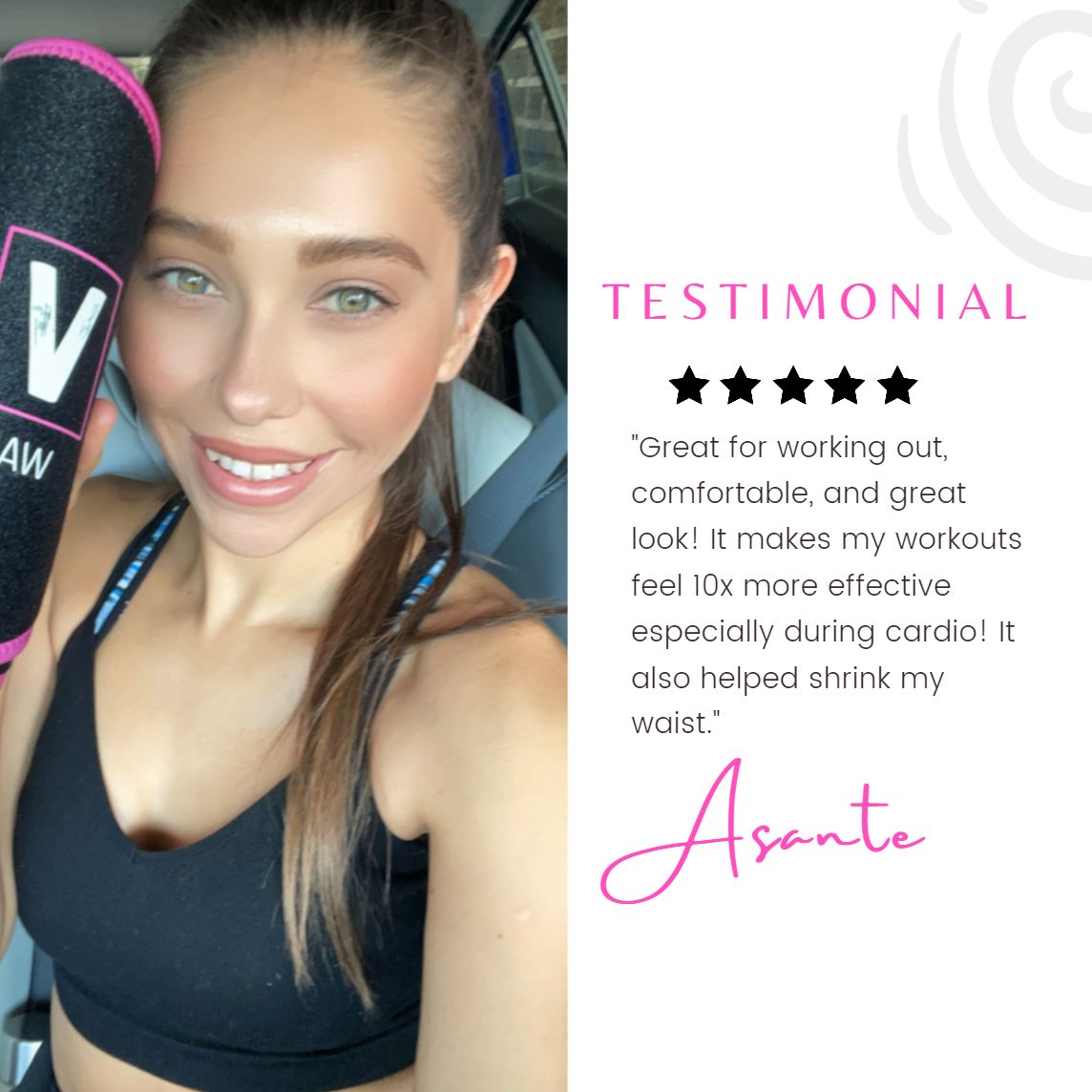 Viral Body® Pink Waist Trimmer