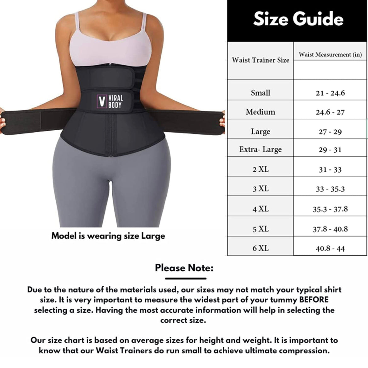 Viral Body® Three Band Waist Trainer